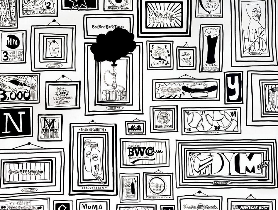 Трафарет кота на стену