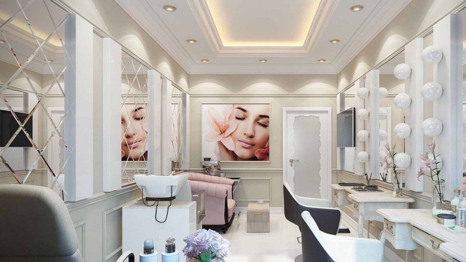 Интерьер парикмахерской