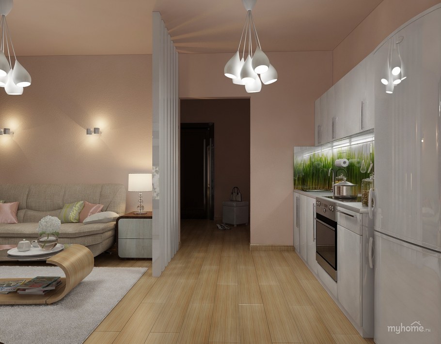 Трехкомнатная квартира от пик интерьер