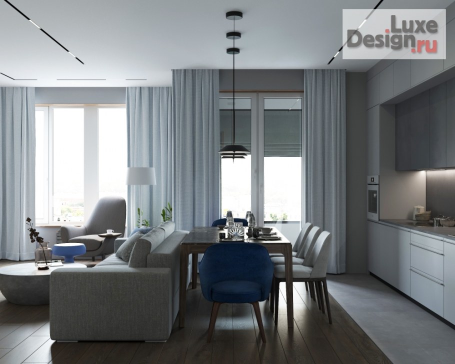 Перепланировка трехкомнатной хрущевки 56 м.кв