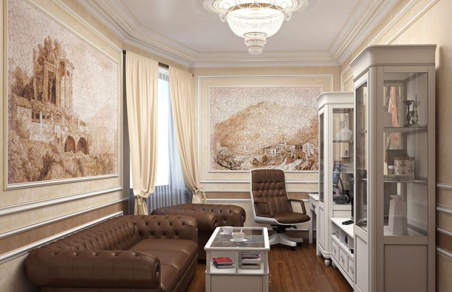 Венецианский стиль кухня гостиная