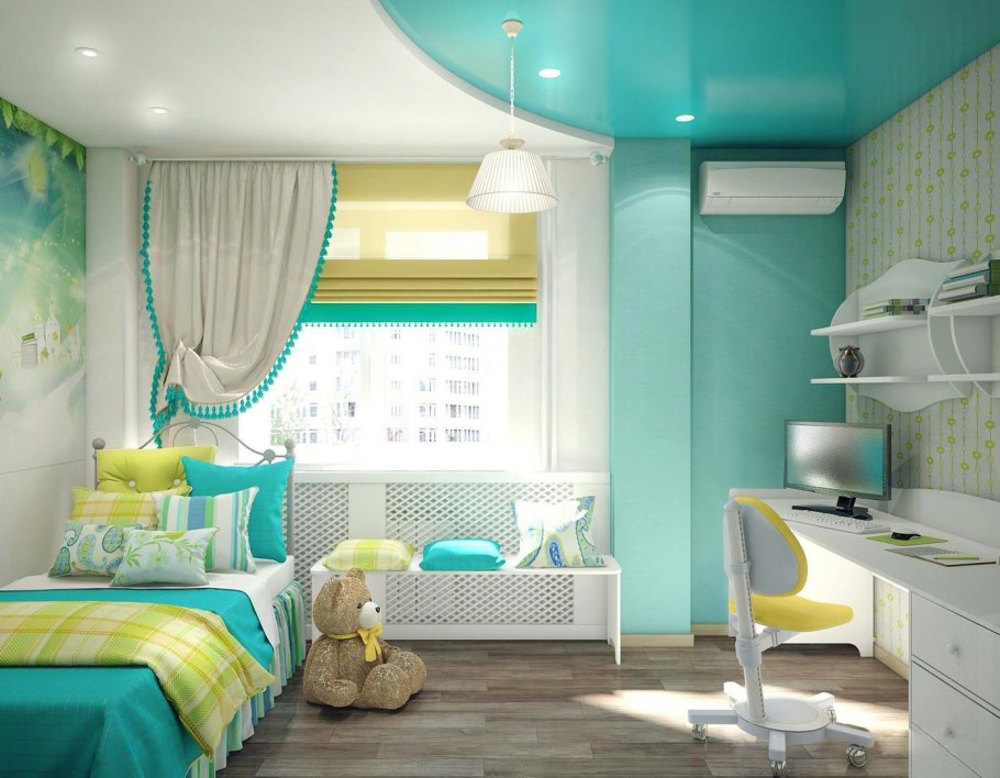 Детская комната в ирисовом цвете