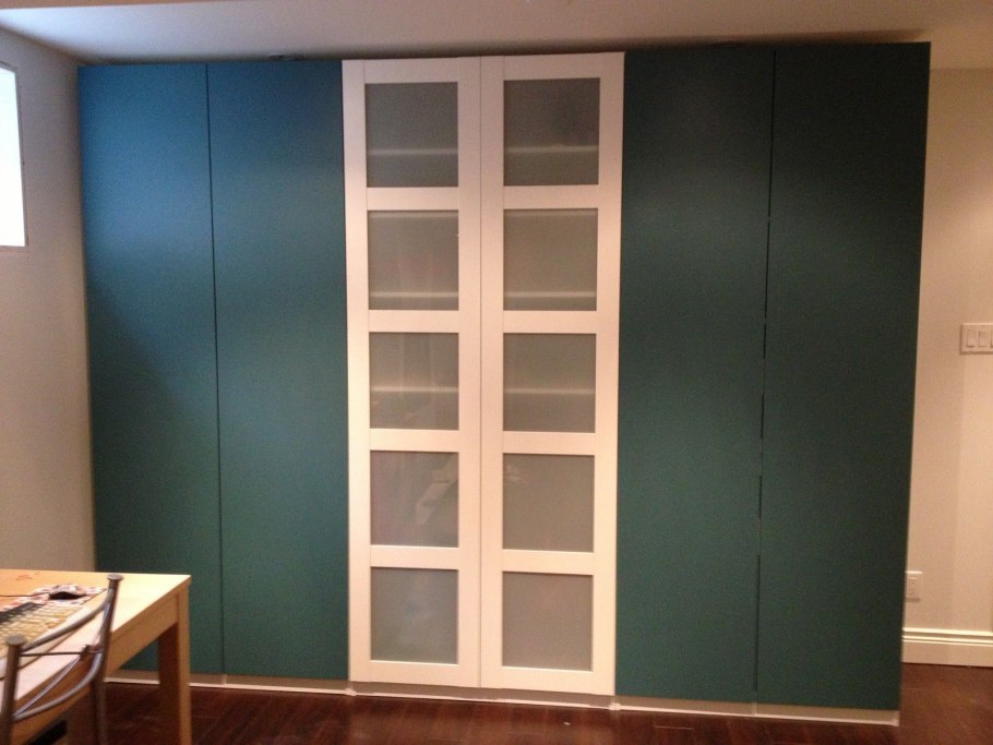 Икеа шкаф ПАКС синий