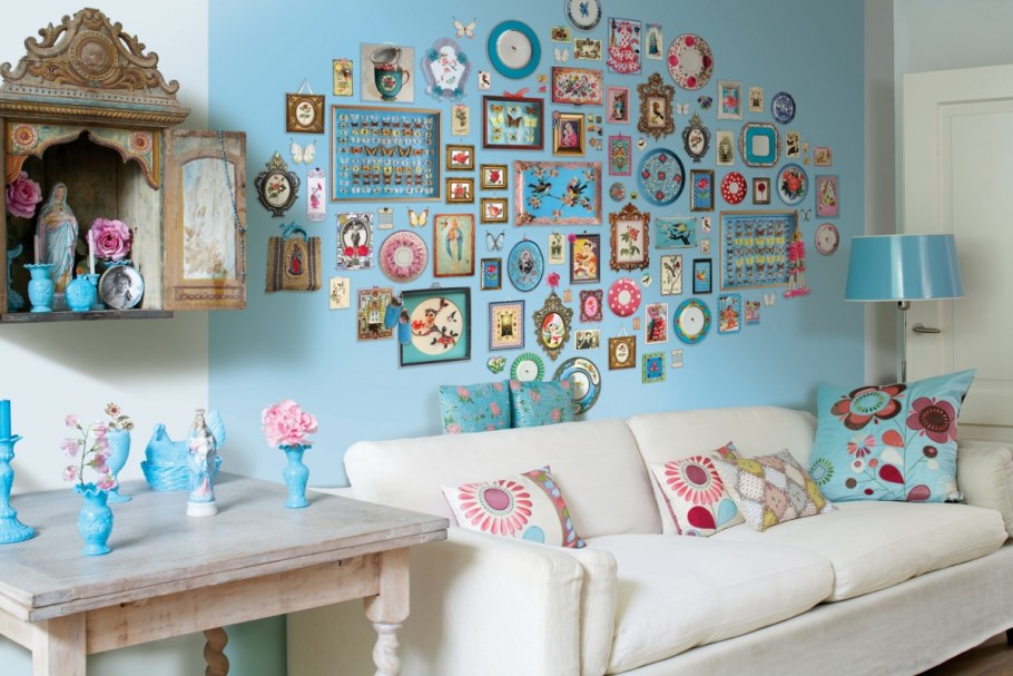 Панно из ткани в интерьере