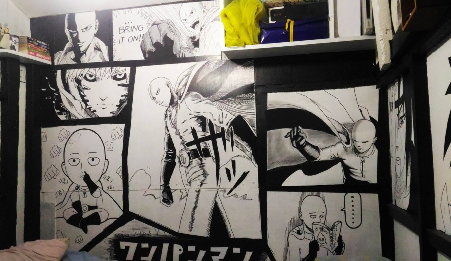 Обои Наруто на стену в комнате