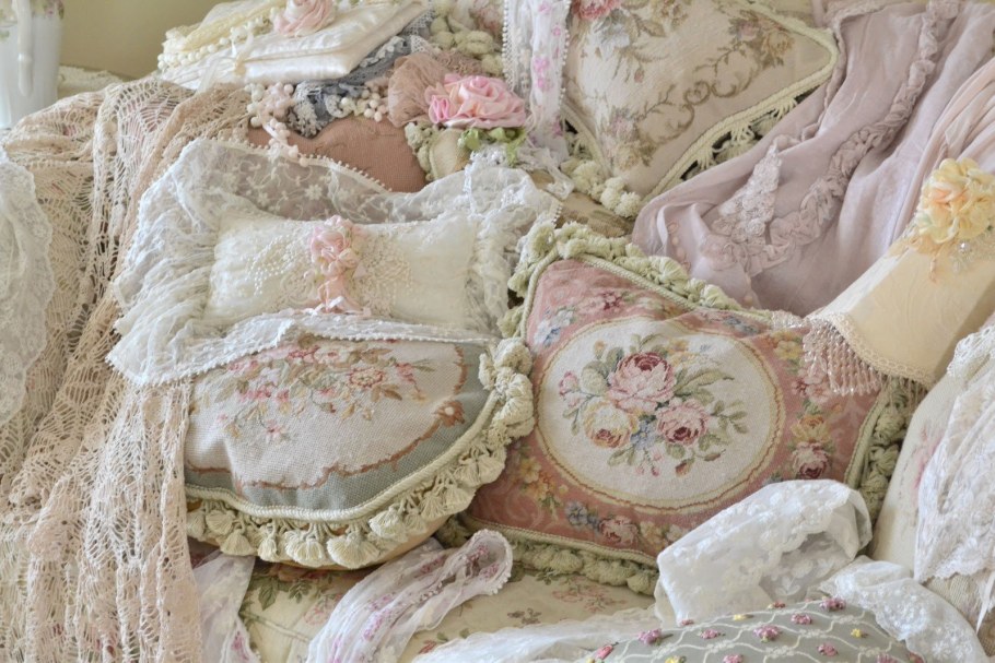 Подушки Кантри Прованс шебби Шик