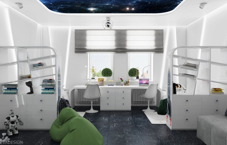 Комната в космическом стиле