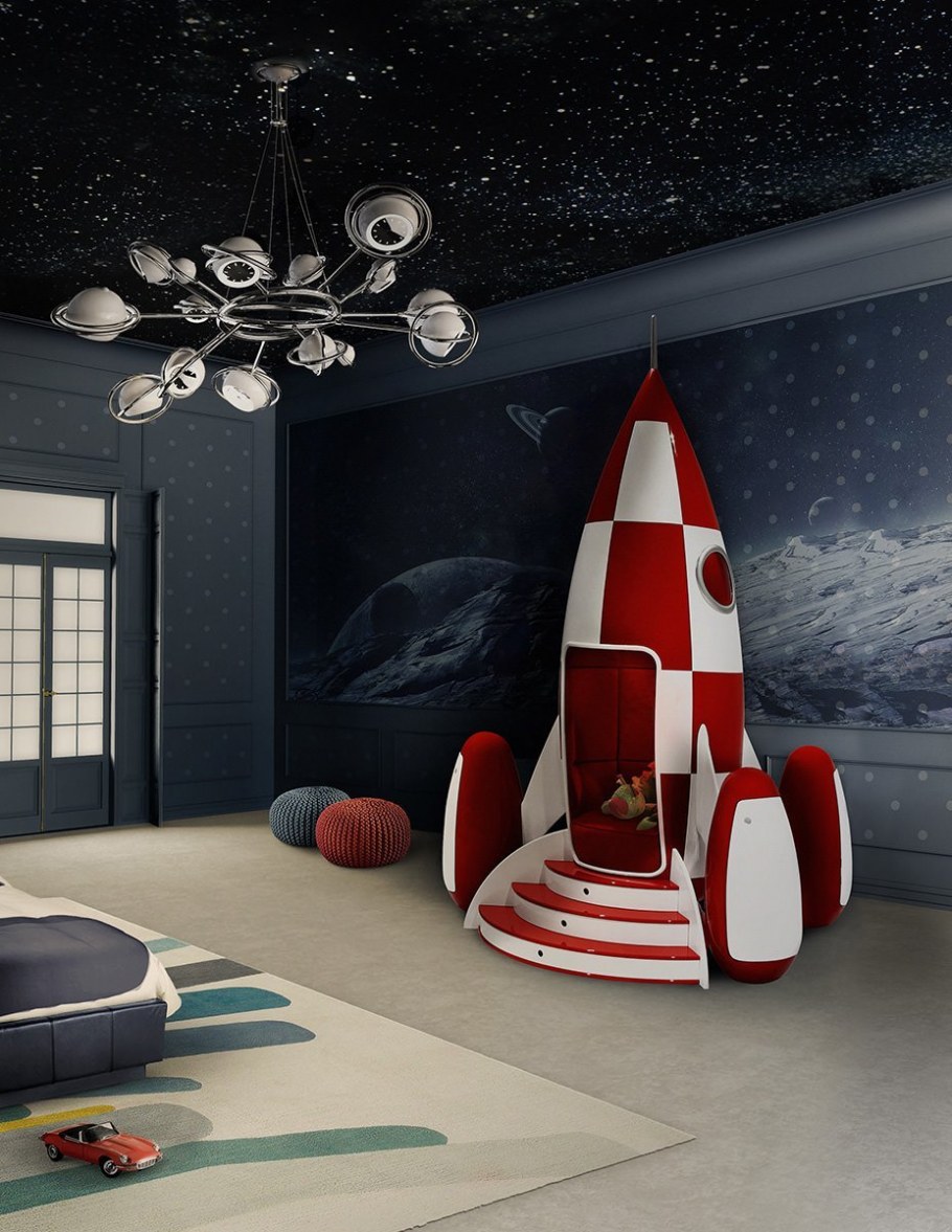 Спальня в космическом стиле