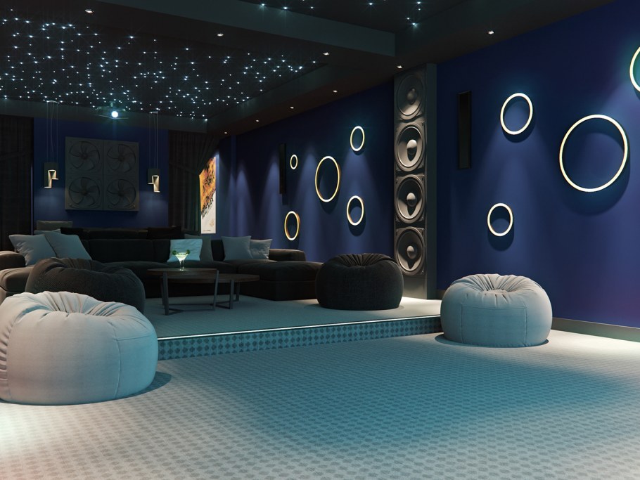 Футуристический стиль в интерьере