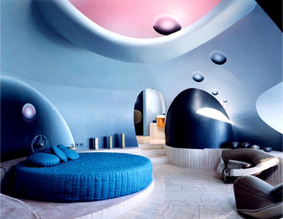 Игровая комната в космическом стиле