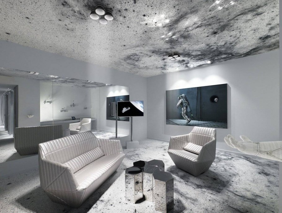 Комната для подростка в стиле хайтек