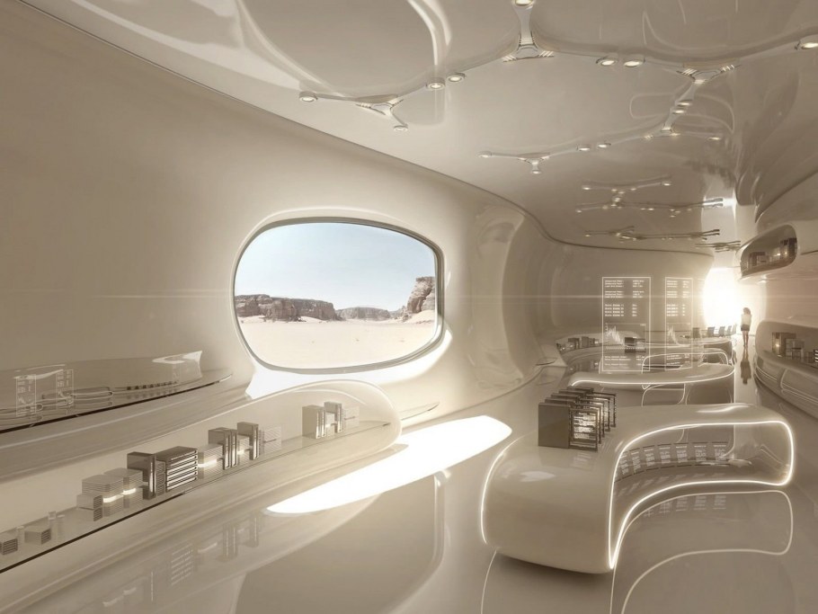 Комната в стиле будущего