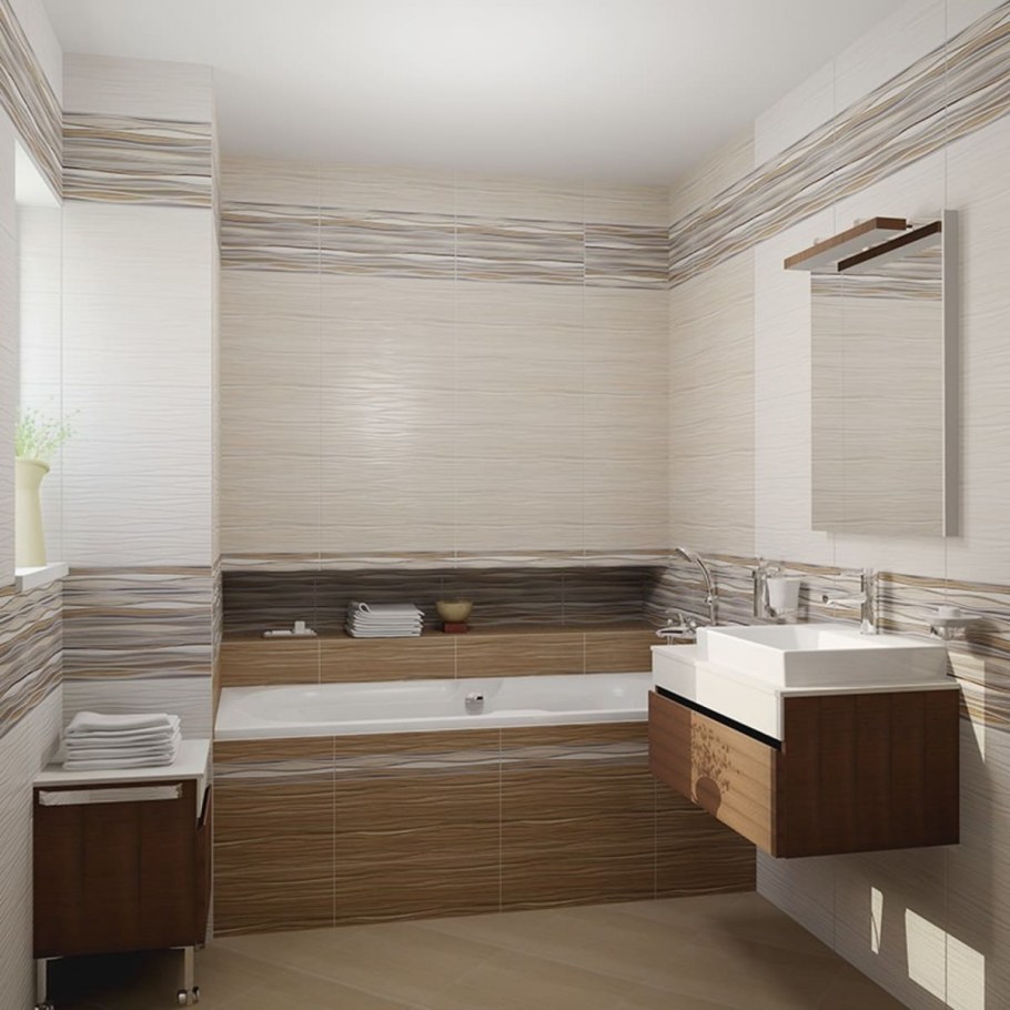 Плитка настенная «Плессо» 50х24.9 см 1.494 м2 цвет бежевый