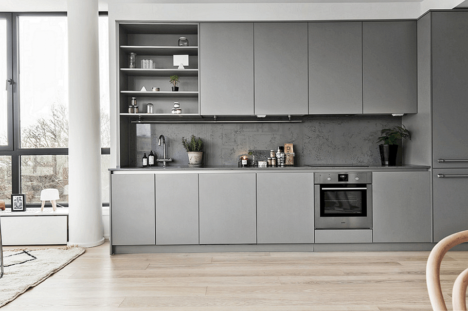 Nobilia кухни светло серые