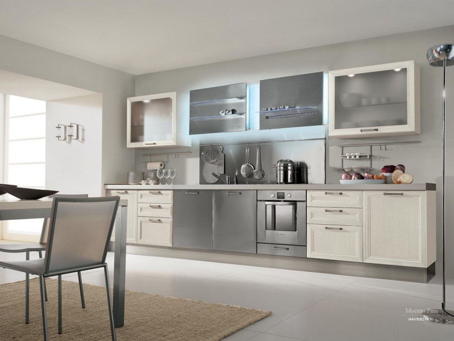 Кухня в серых тонах