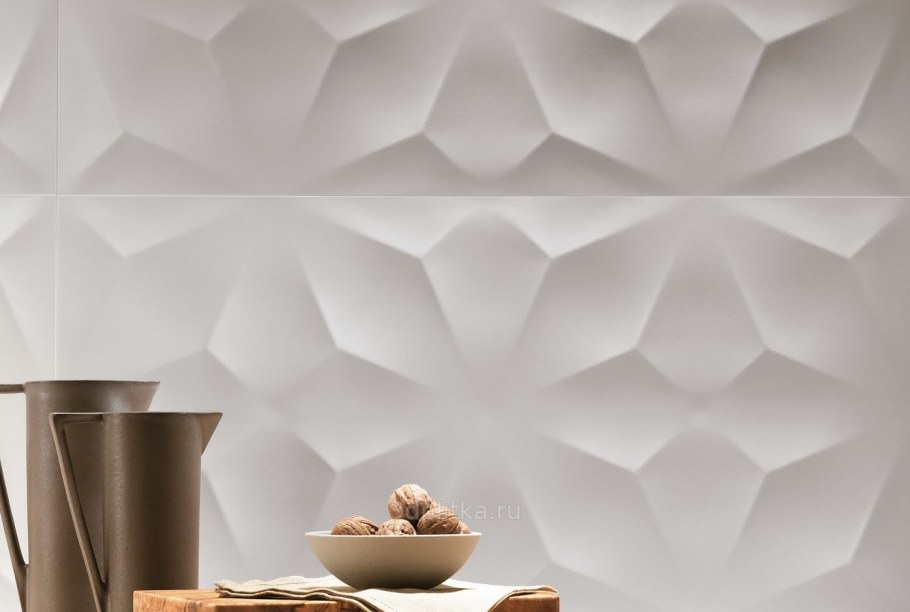 Atlas Concorde 3d Wall Dune White Matt 40x80