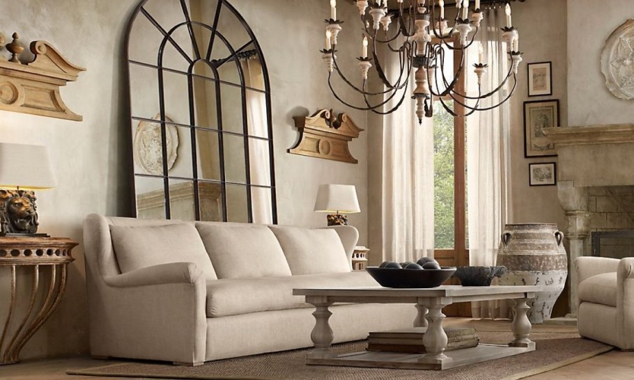 Сочетание старины и современности в интерьере