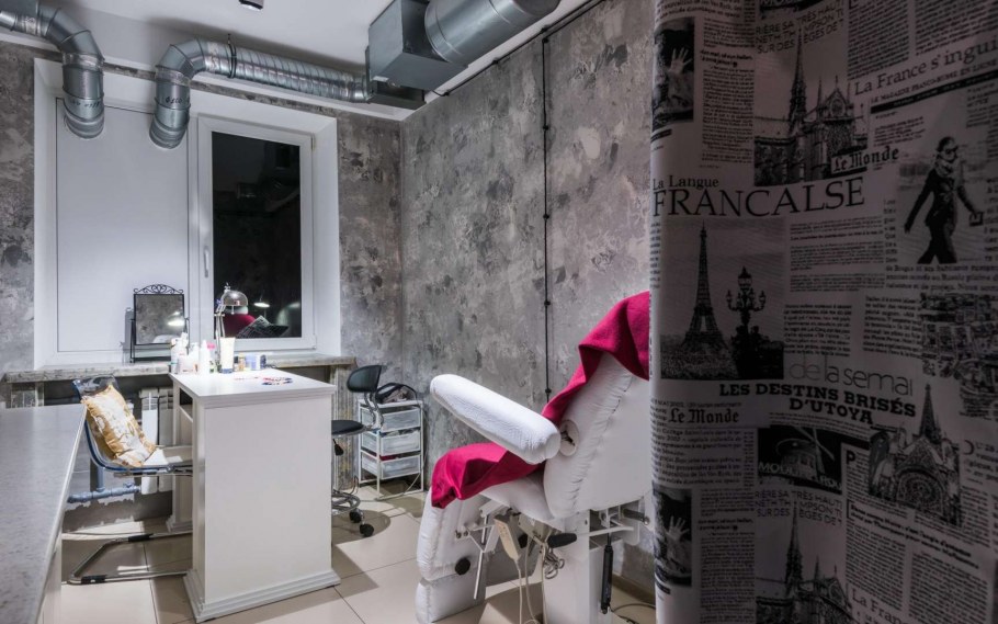 Студия маникюра в стиле лофт