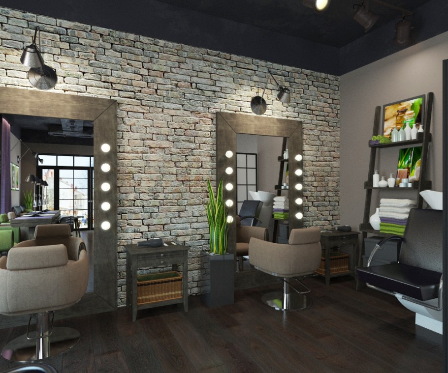 Маникюрный кабинет в стиле лофт