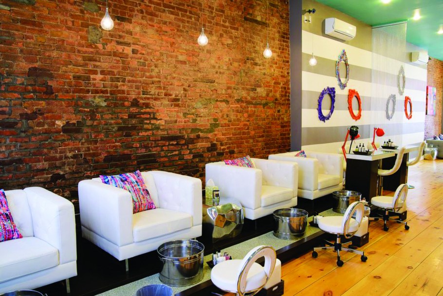 Стиль лофт в парикмахерской