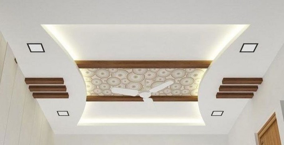 Фигурный потолок из пластика