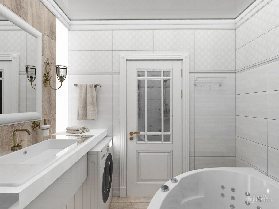 Санузел в скандинавском стиле