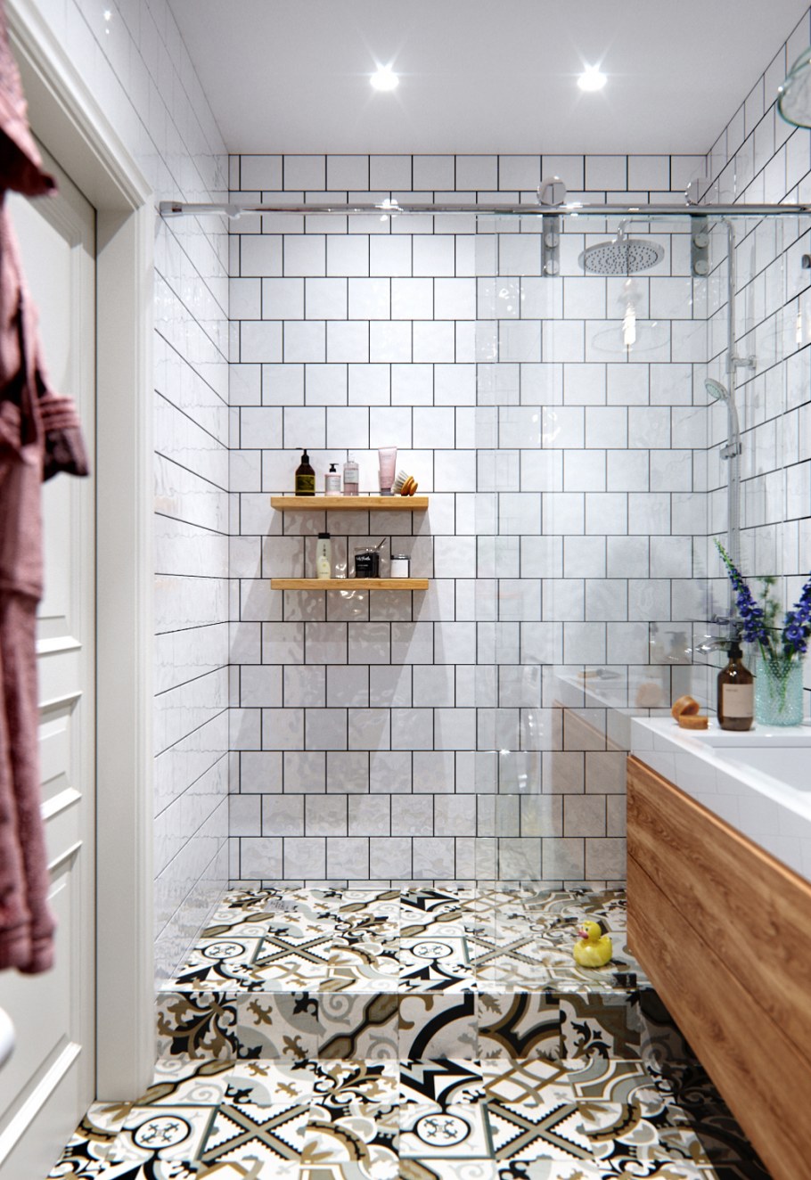 Плитка в стиле Сканди