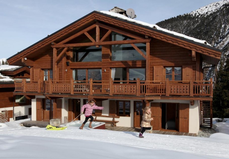 Шале Куршевель фасады