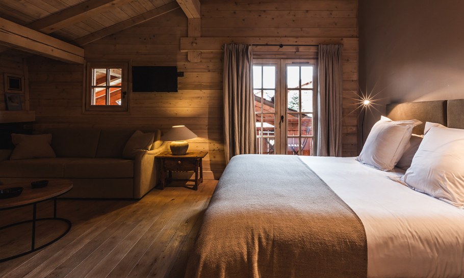 Шале гостиницы интерьер