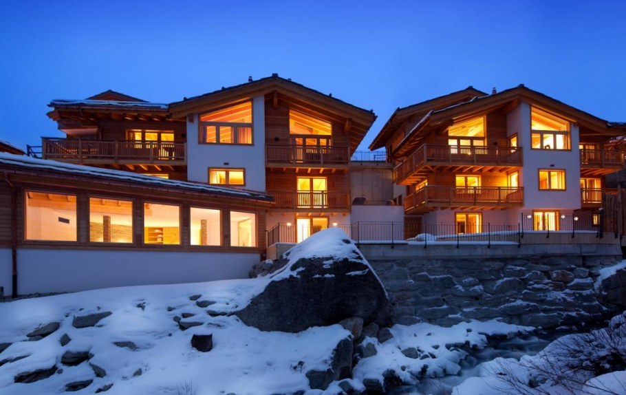 Австрия Шале Альпы камины