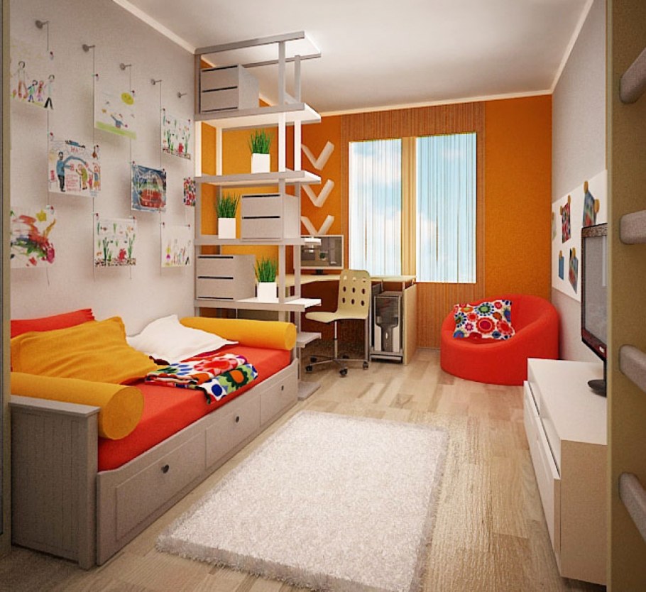 Комната для мальчика первоклашки