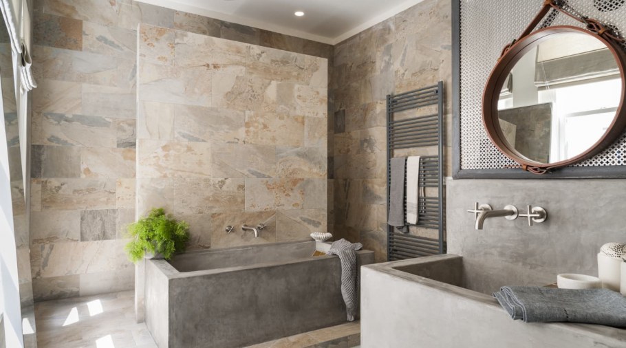 Микроцемент ванная лофт