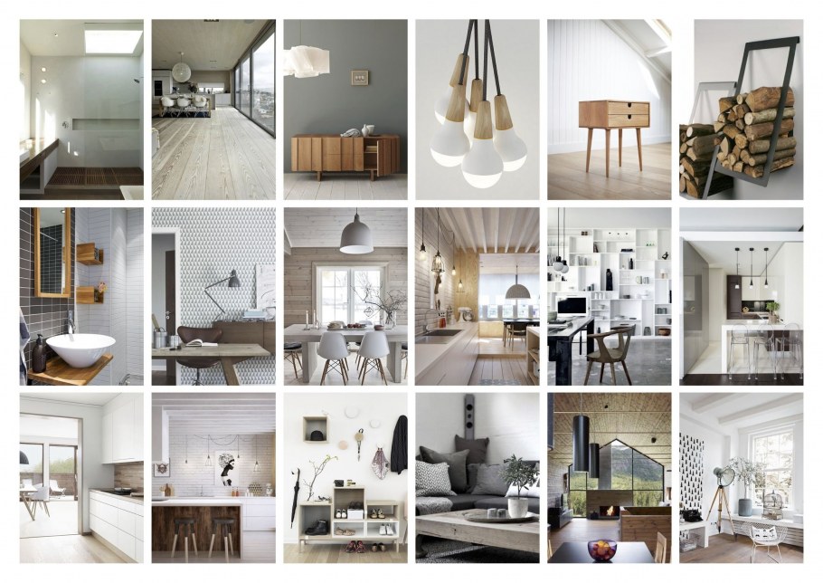 Moodboard Скандинавский стиль