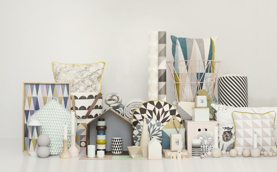 Текстиль в стиле Сканди