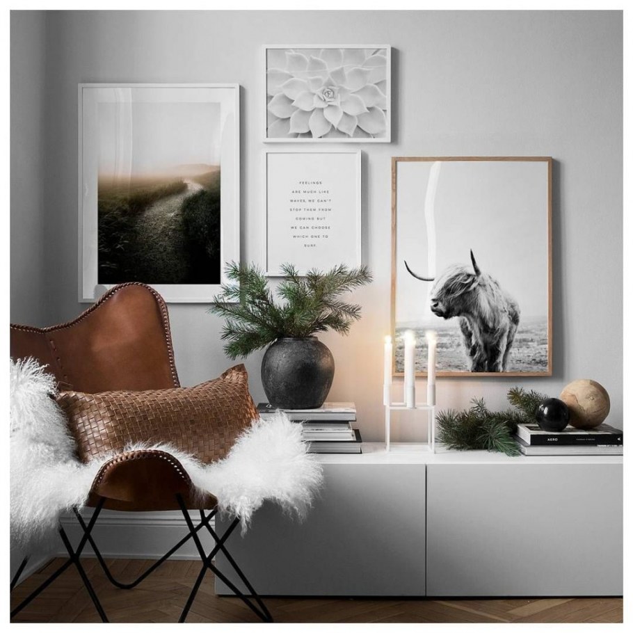 Фотоколлаж в скандинавском стиле