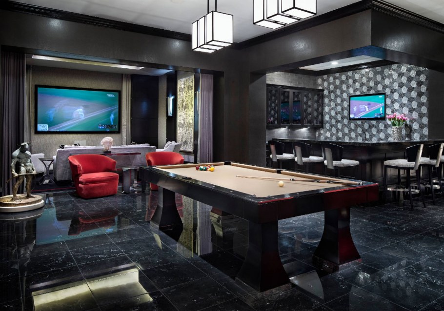 Барная стойка для бильярдной комнаты