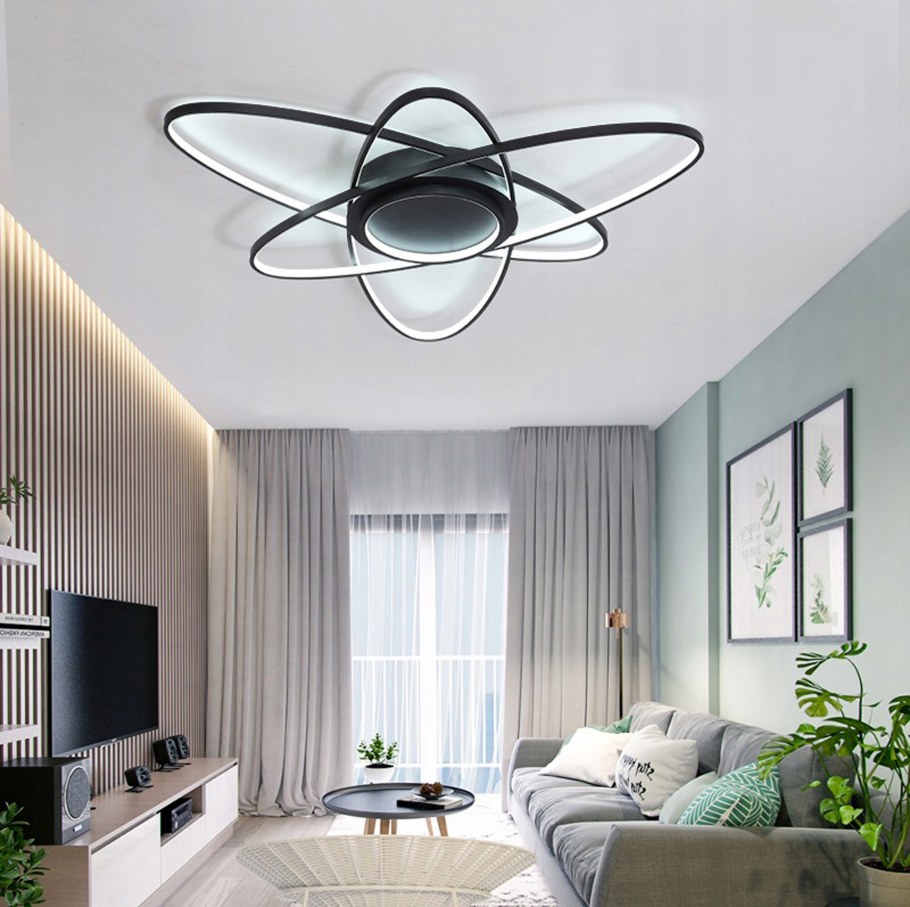 Люстра потолочная круги