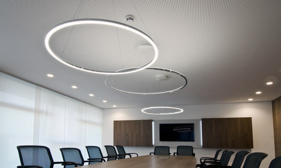 Круглый линейный светильник