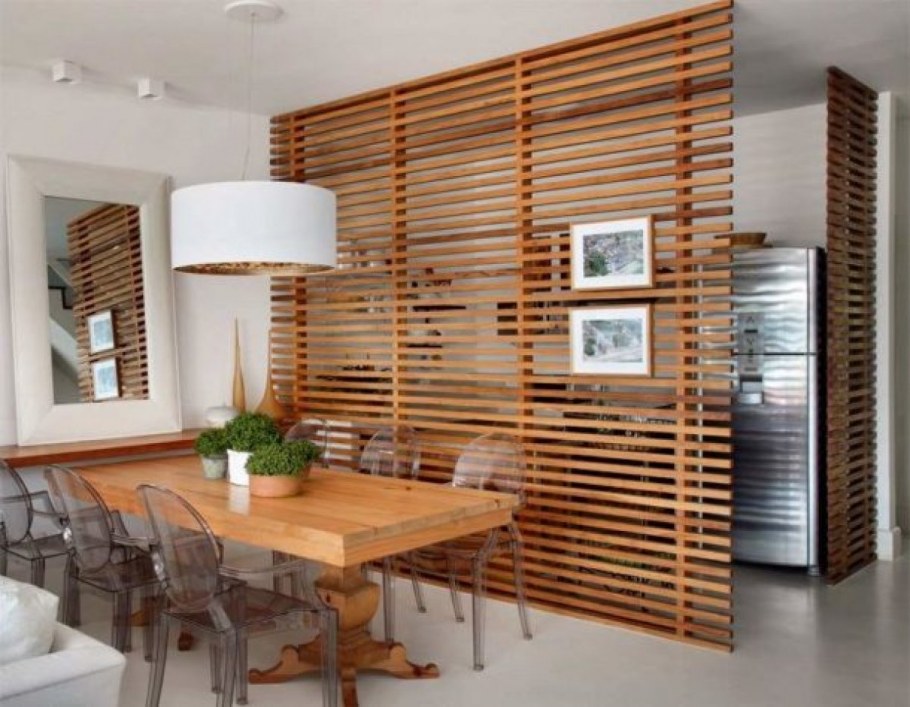 Реечные перегородки Хольц