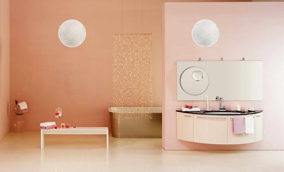 Сиреневый с золотом в интерьере