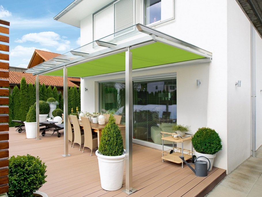 Навес над террасой