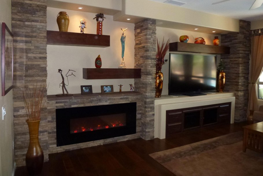 Декоративный камень в интерьере