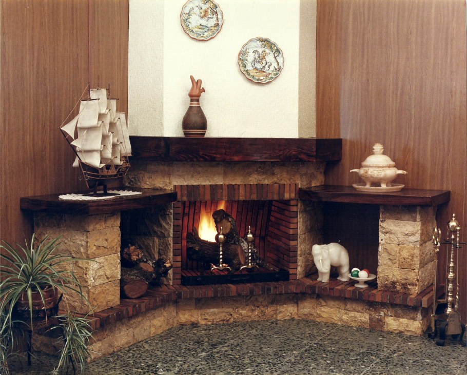 Камин в стиле Сканди