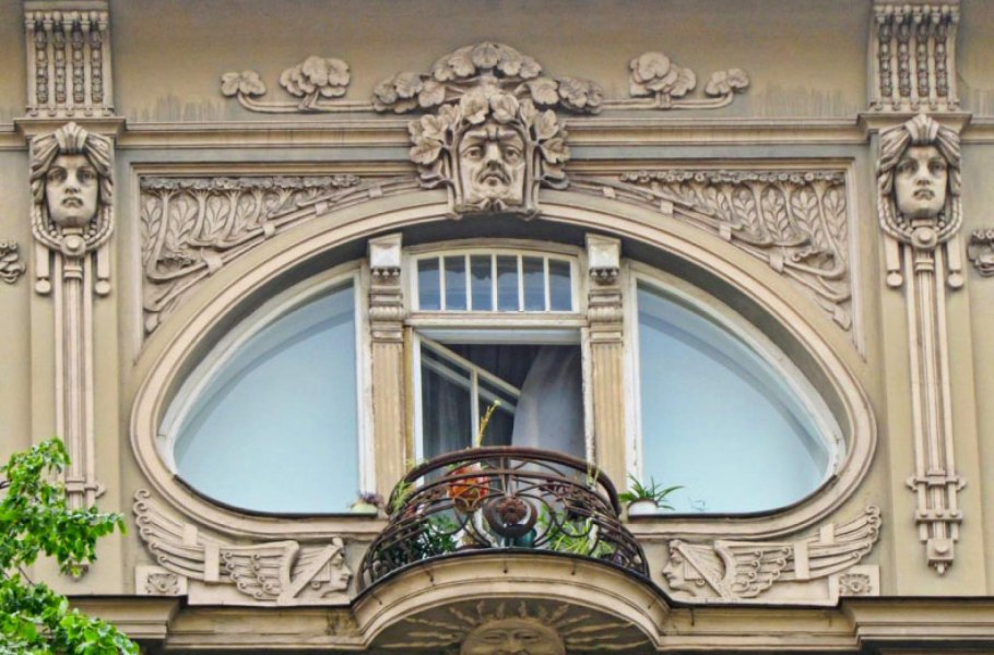 Riga архитектура Югендштиль