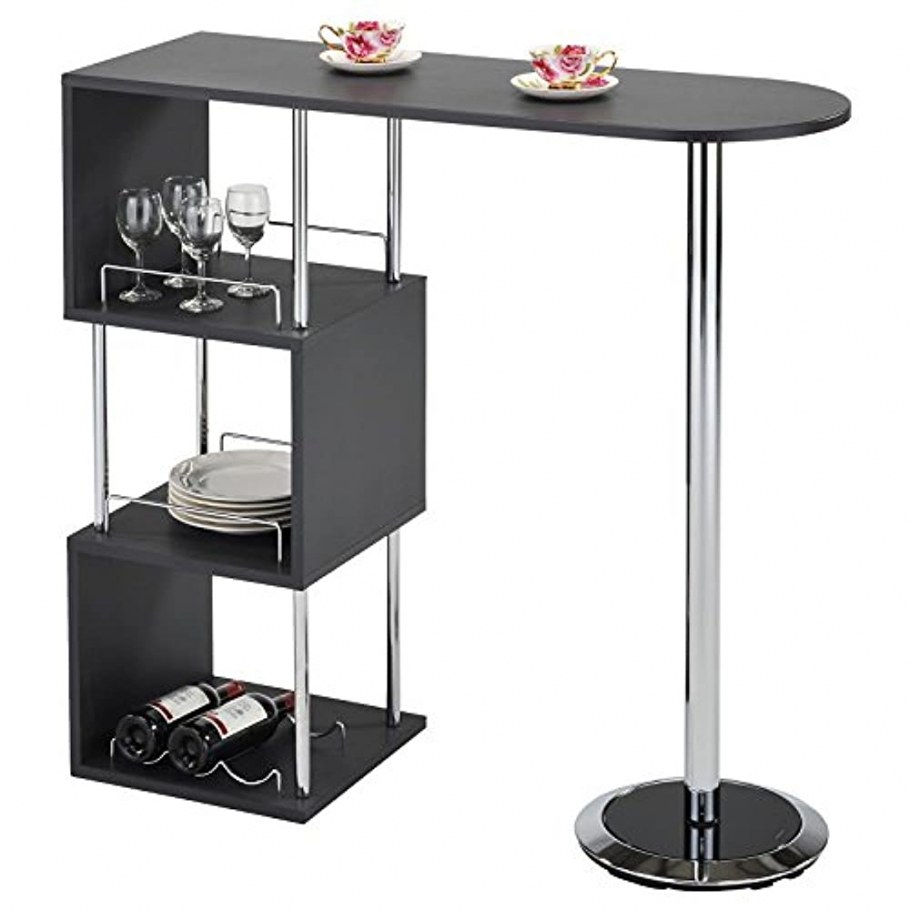 Барная стойка MK-2396 белый/хром