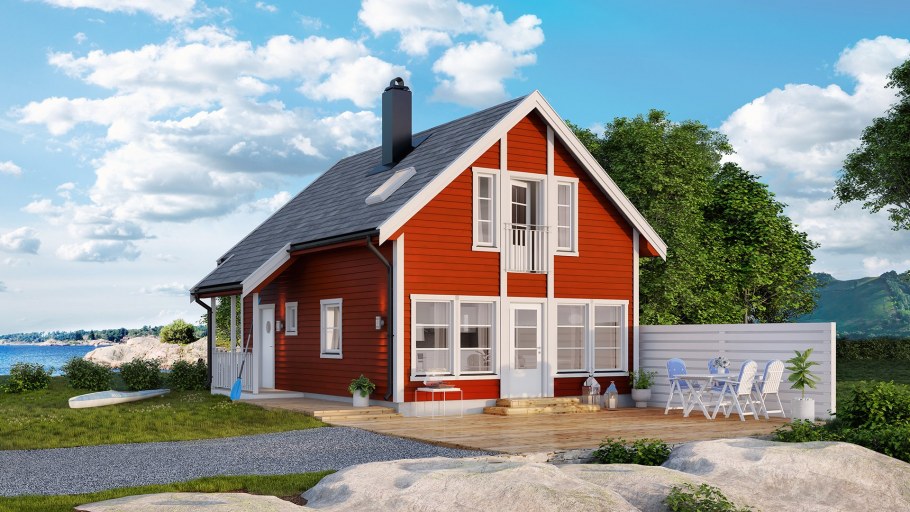 Норвежский каркасный дом