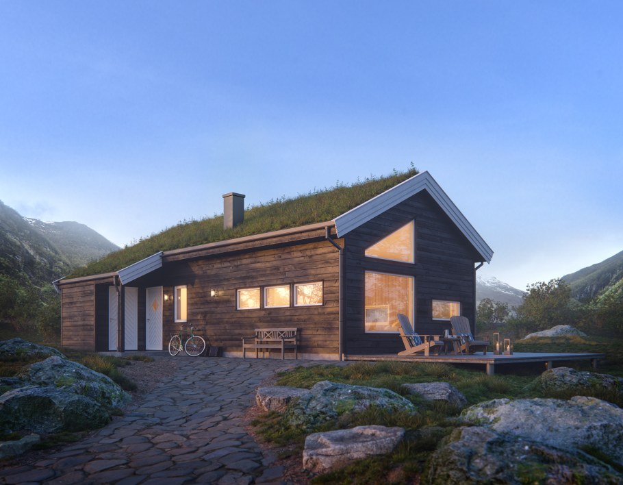 Норвежские домики проекты