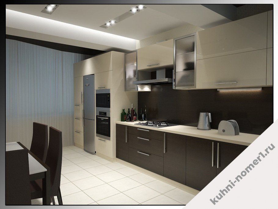 Кухня Хай тек венге