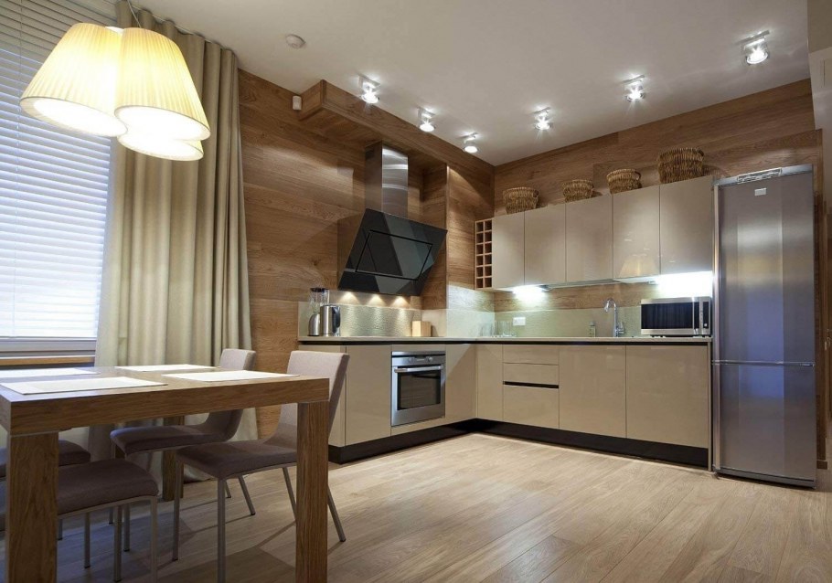 Освещение на кухне