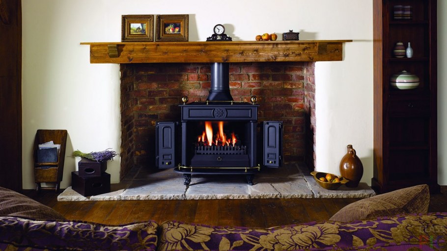 Печь камин в интерьере